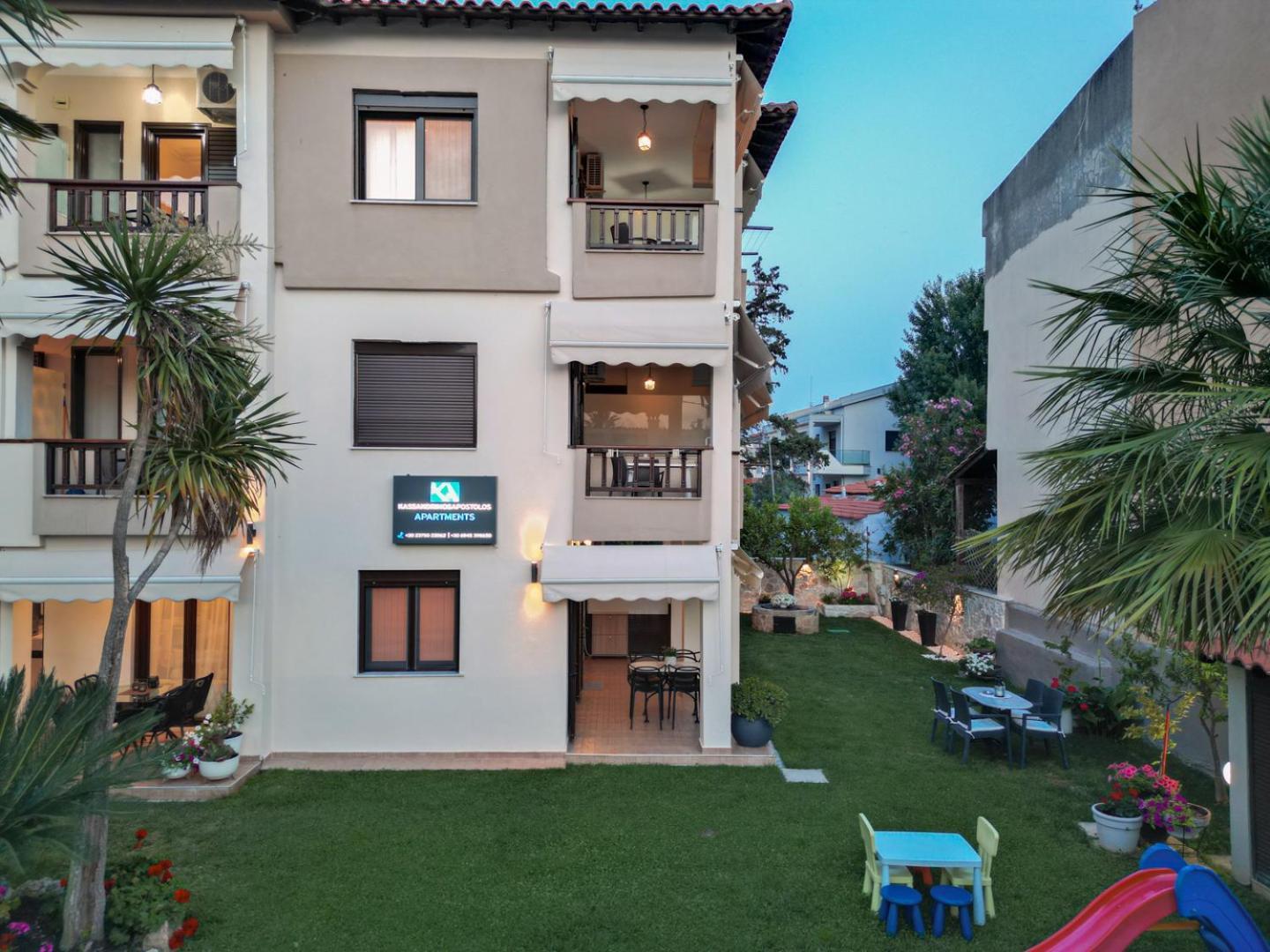 Kassandrinos Apartments Apostolos 尼基季 外观 照片